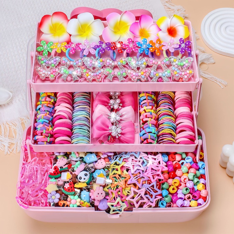 Travel Accessories For 10 Year Old Girl - 546 stuks boog hoge elastische haaraccessoires