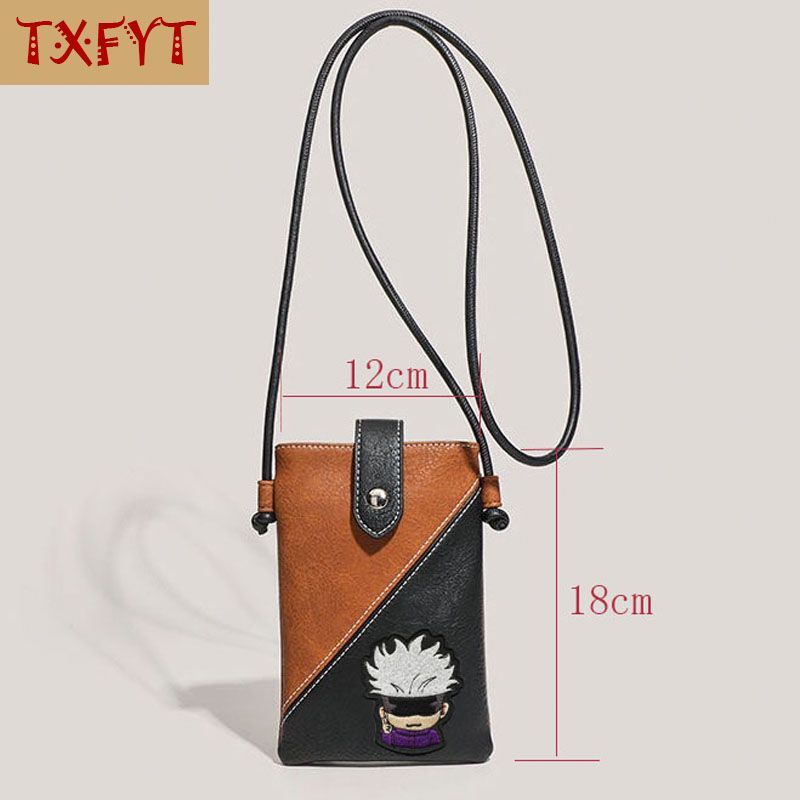 Travel Accessories Unisex - Jujutsu Kaisen Gojo Satoru PU-telefoonzakje Mini