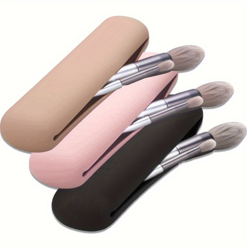 Travel Accessories Holder - Reismake-upborstelhouder, siliconen trendy en draagbare cosmetische