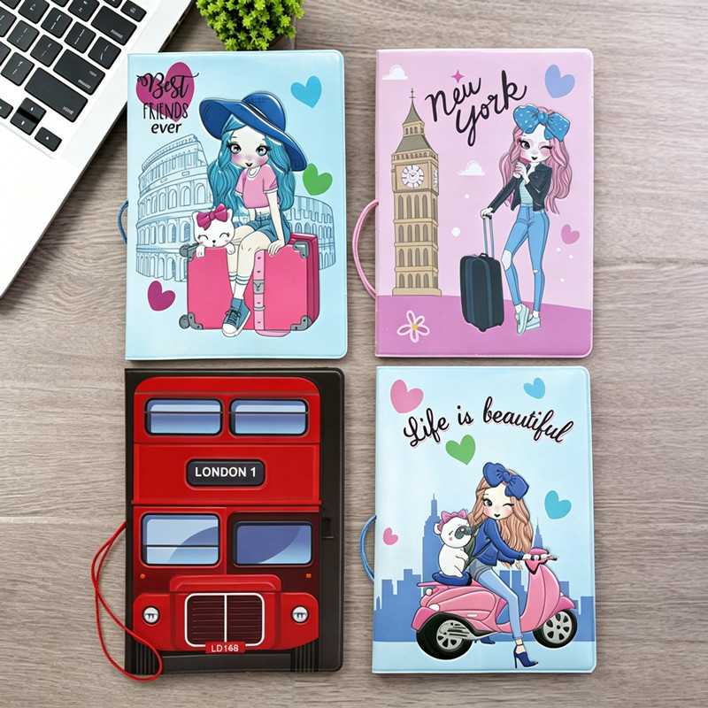 Travel Accessories London - London Bus PVC paspoorthouder Ticketpaspoorthoezen Reispaspoort