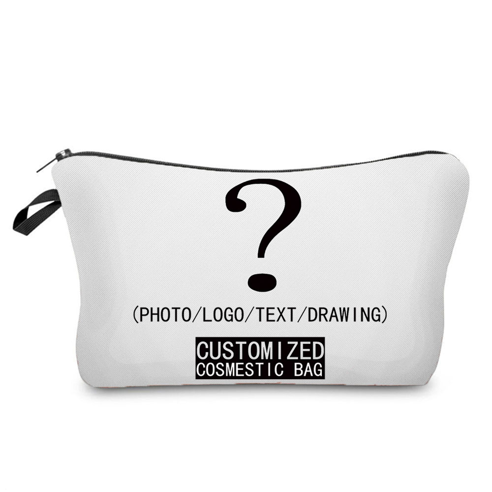 Travel Accessories Toiletry Bag - Persoonlijke aangepaste DIY-logo make-up tas etui