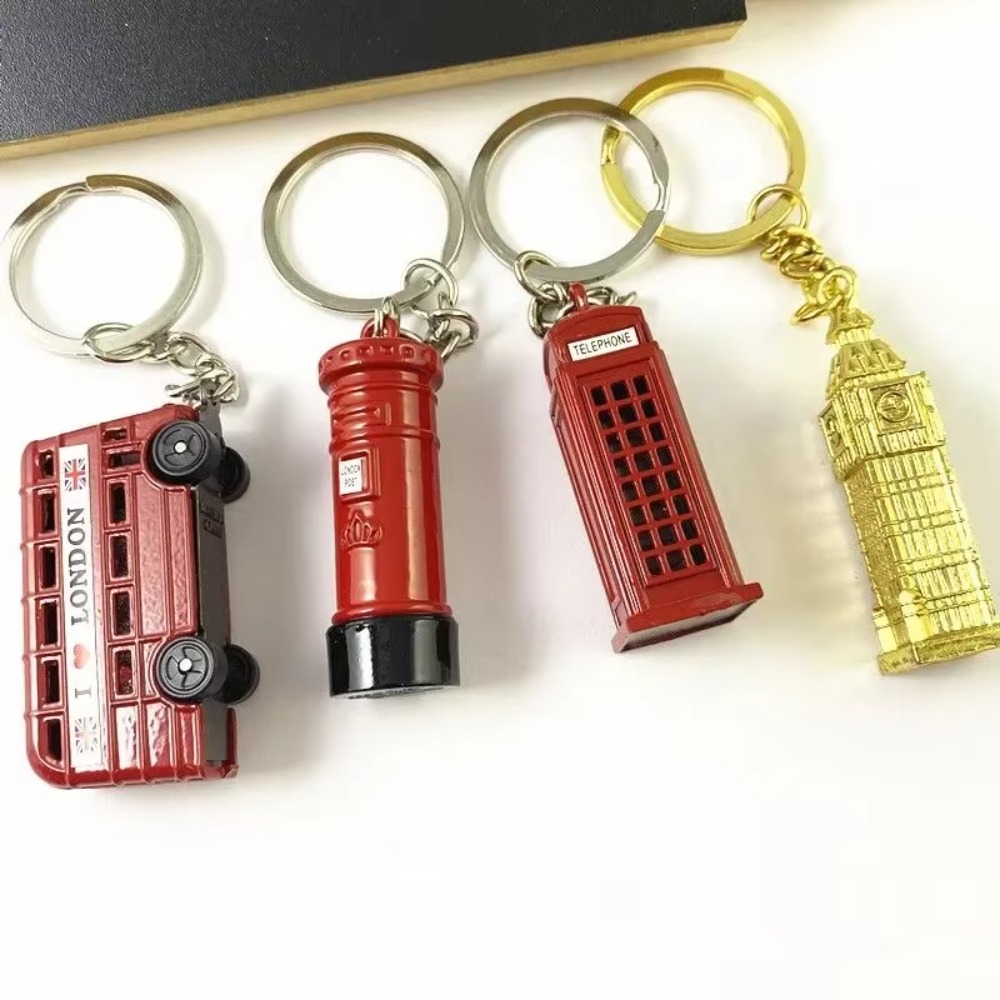 Travel Accessories London - Mode Rode Londen Bus Sleutelhangers Metalen