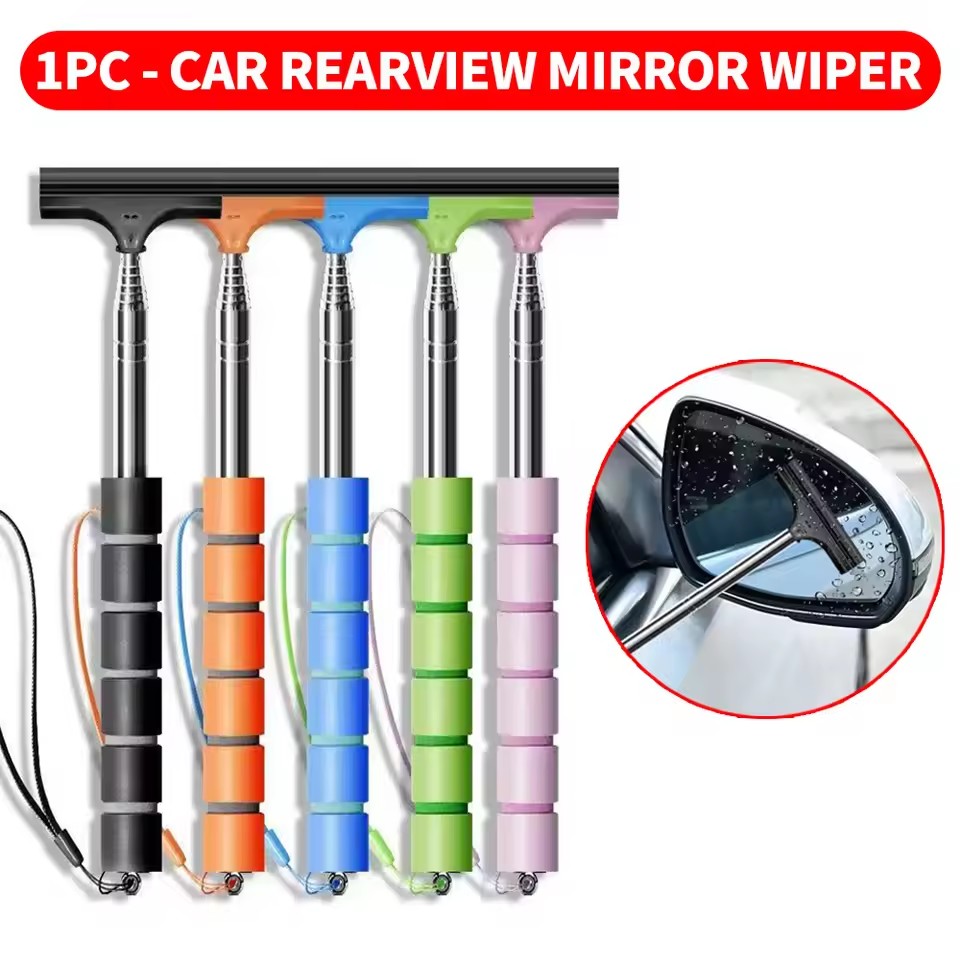 Travel Accessories In Car - Achteruitkijkspiegel Ruitenwisser Intrekbare draagbare rubberen wisser