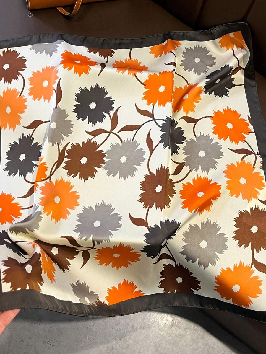 Travel Accessories Unisex - 1 stuk lente/zomer nieuwe oranje bloemen