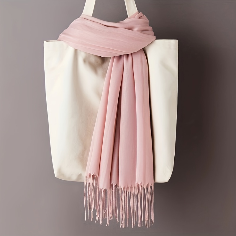 Travel Accessories Unisex - Unisex klassieke effen sjaal - Hoogwaardige