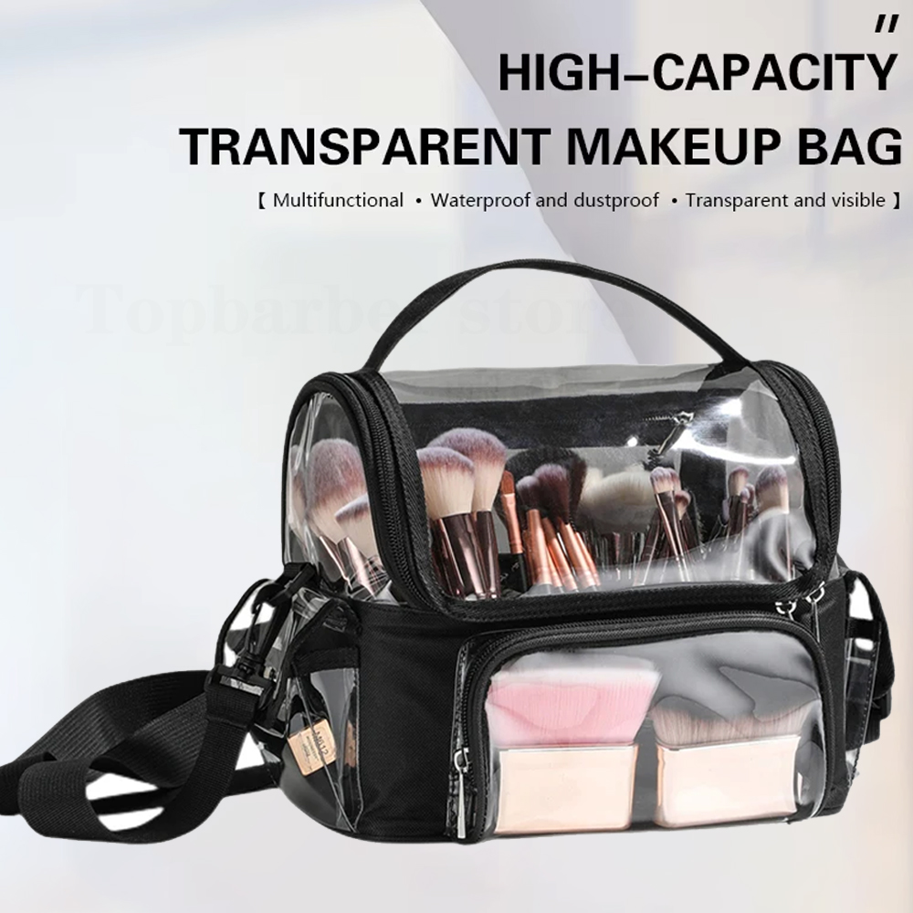 Travel Accessories Holder - Make-upborstelhouder Rugzak Make-upartiest Reisetui Doorzichtige waterdichte