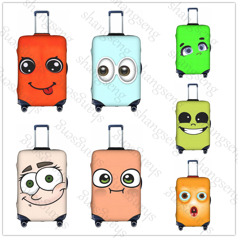 Quirky Travel Accessories - Dikke elastische bagagebeschermhoes met ritssluiting voor