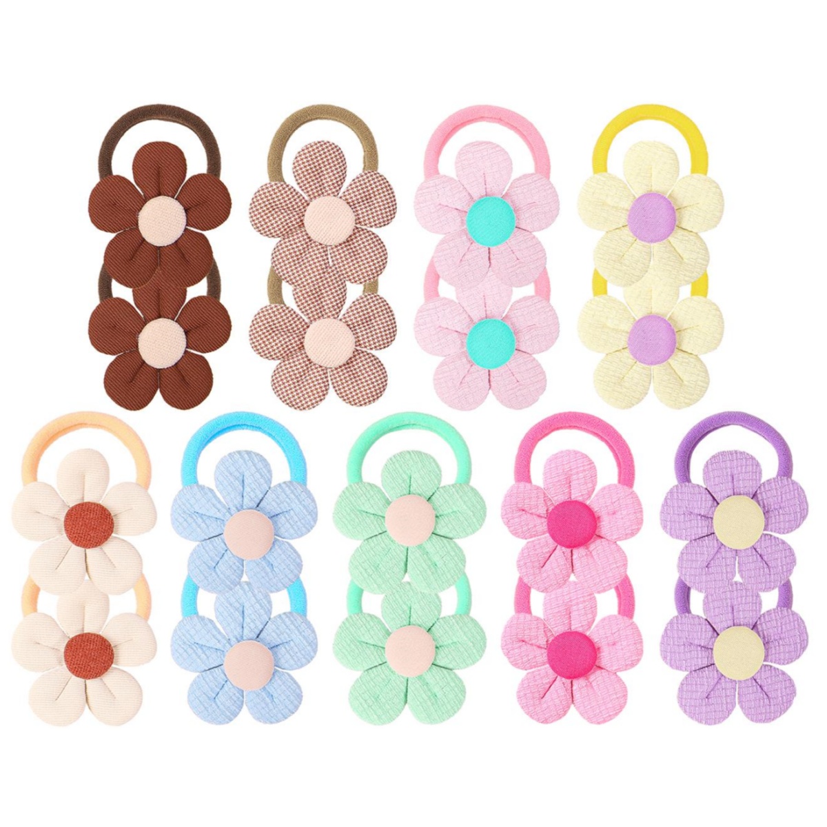 Travel Accessories For 10 Year Old Girl - 18 stks Zonnebloem Haarbanden Kinderen Meisjes