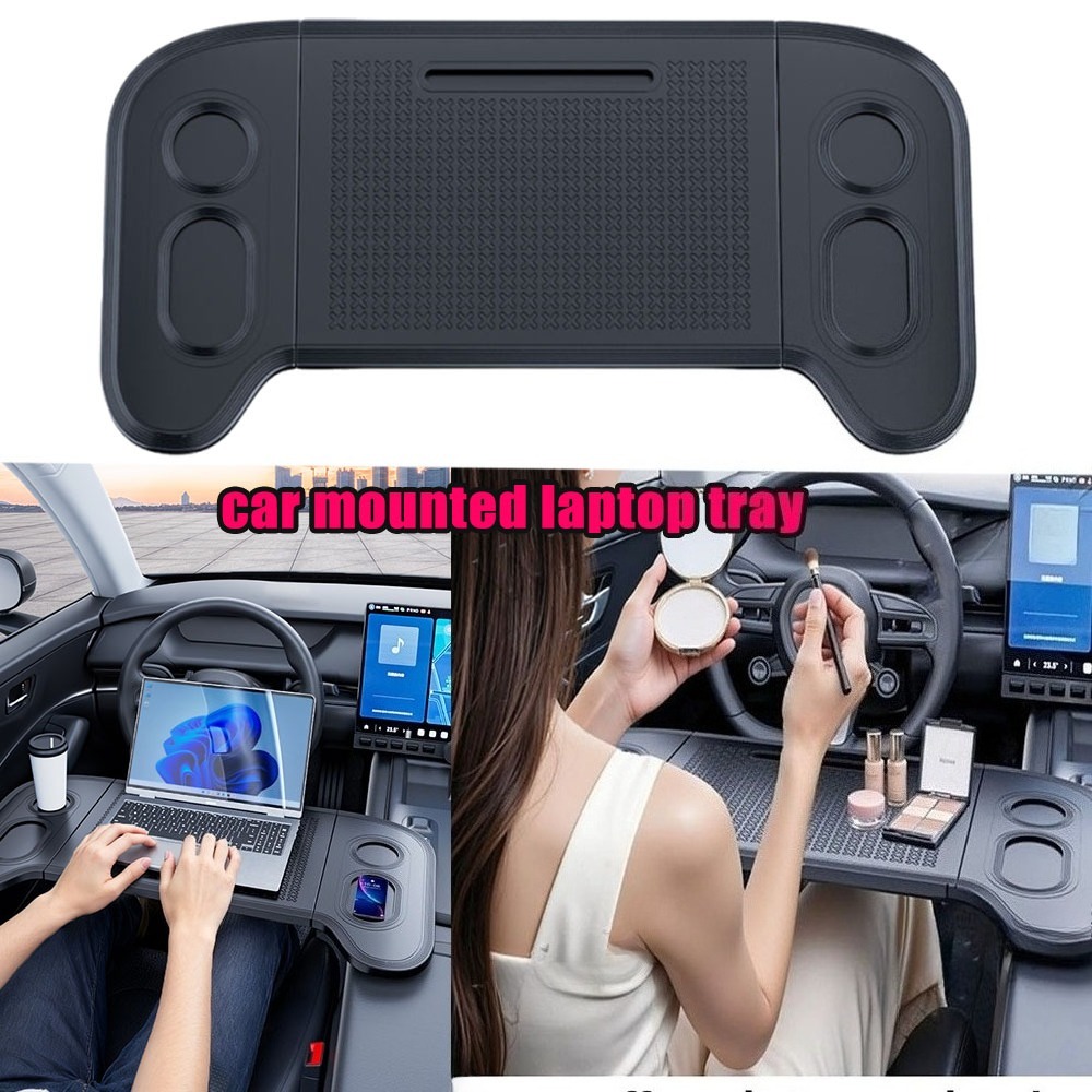 Travel Accessories In Car - Opvouwbaar autolaptopbureau stuurwielblad autoaccessoire voor chauffeur