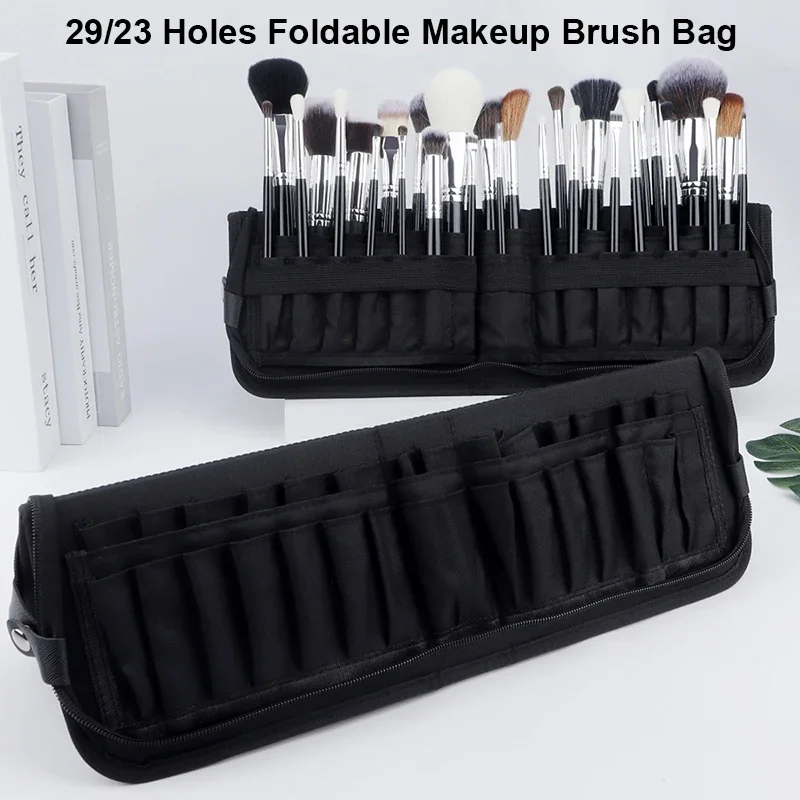 Travel Accessories Toiletry Bag - 29/23 Gaten Opvouwbare Make-up Borstel Tas