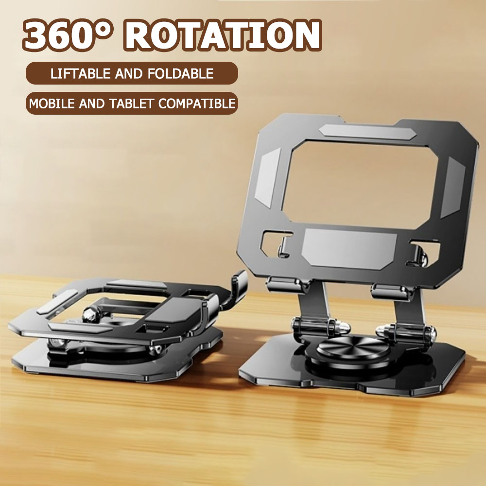 Travel Video Accessories - 360 graden draaibare tablet- en telefoonstandaard,