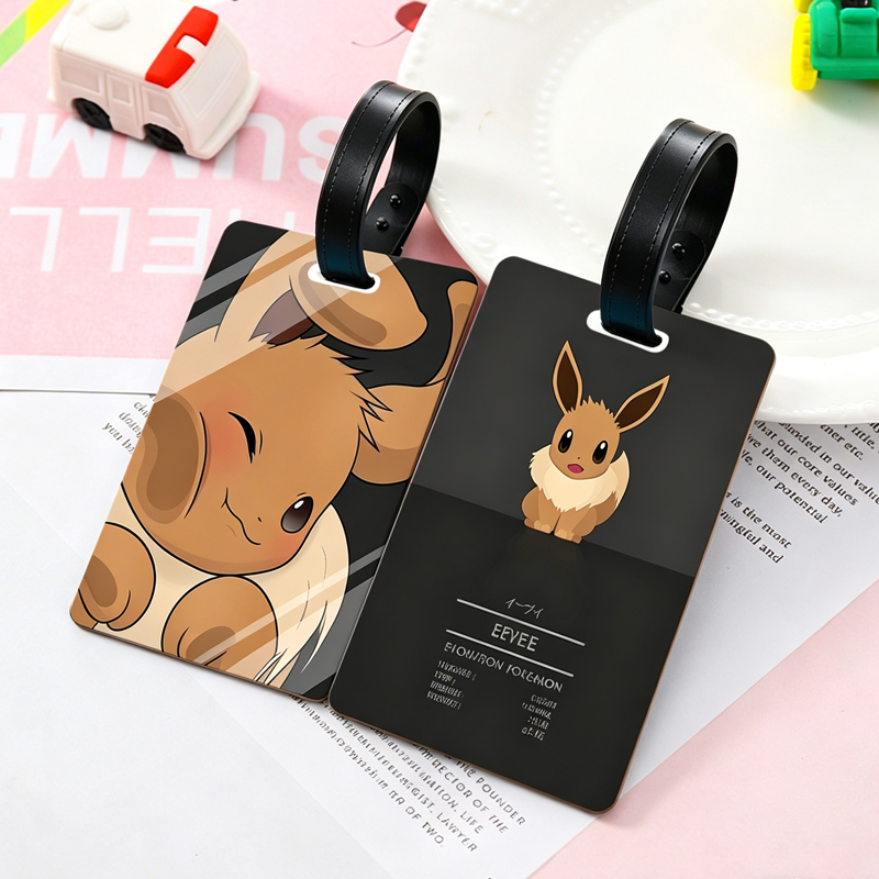 Travel Accessories Unisex - Cartoon Pokemon Pikachu Eevee Gengar Bagagelabel