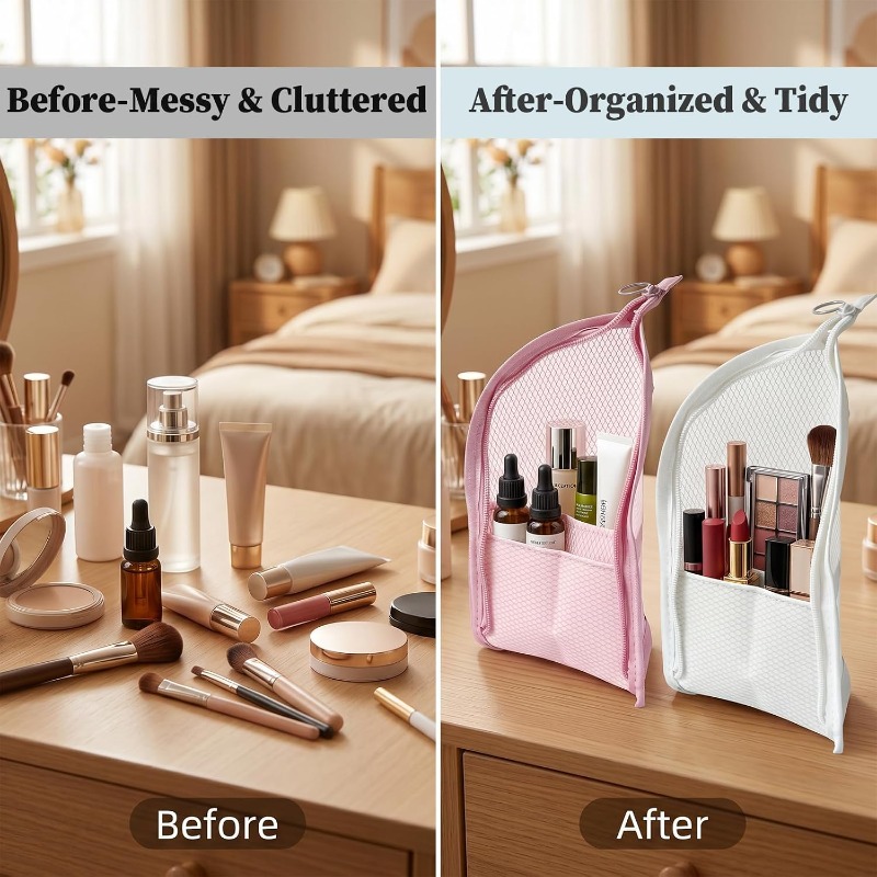 Mesh toilettas, ademend, sneld - Travel Accessories Holder recensie en prijs