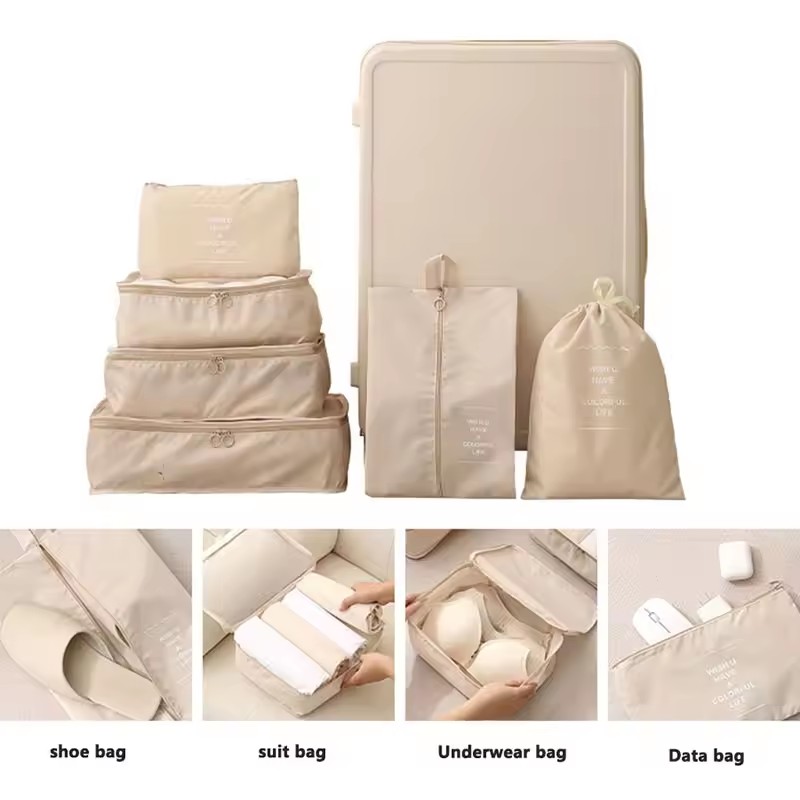 Reisset met opbergzakken 7/8/9 - Travel Accessories Toiletry Bag recensie en prijs