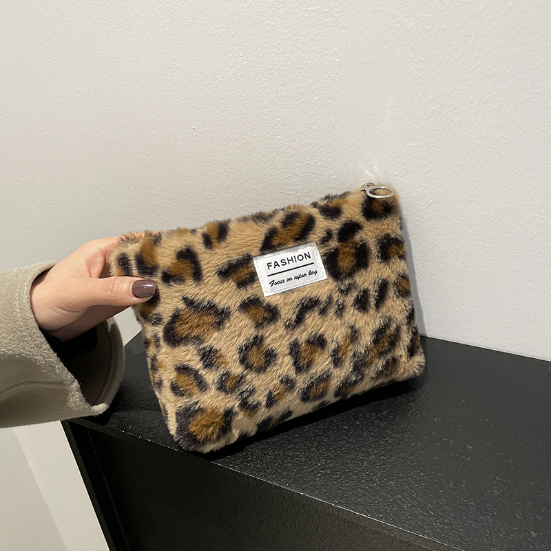 Pluche make-uptas met luipaard - Travel Accessories Toiletry Bag recensie en prijs
