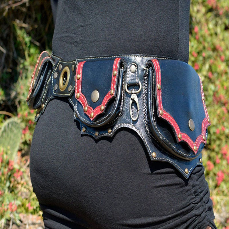 Steampunk Handgemaakte Lederen - Travel Accessories Hip Belt recensie en prijs