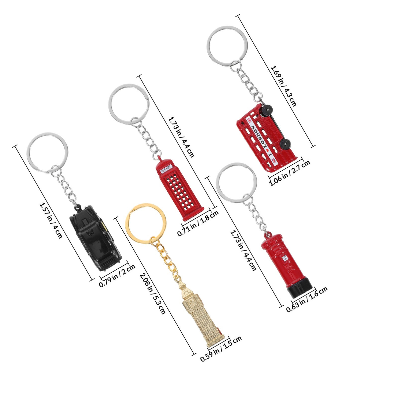 5-delige Londense souvenir sle - Travel Accessories London recensie en prijs