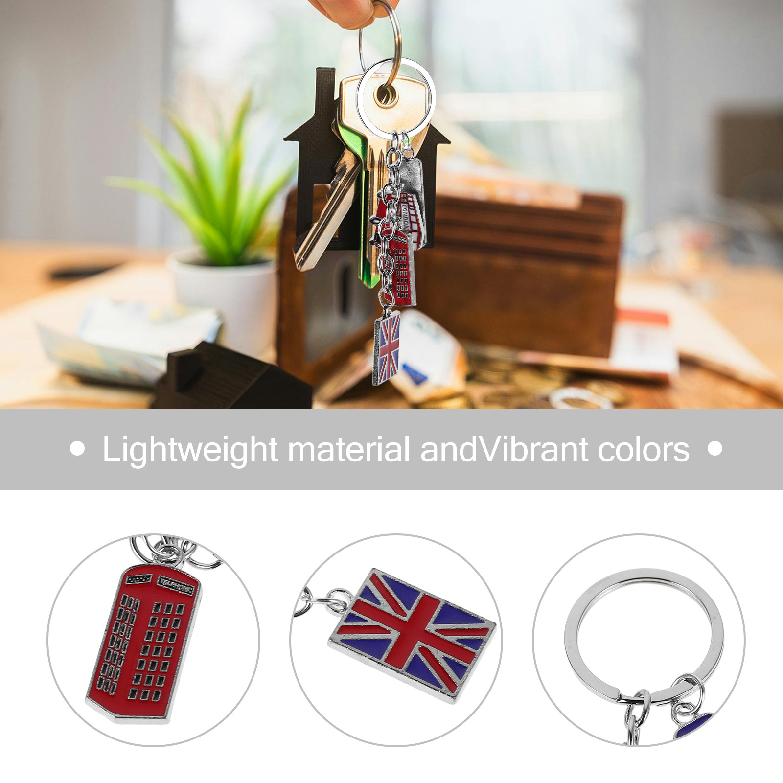 5 stuks Britse sleutelhanger L - Travel Accessories London recensie en prijs