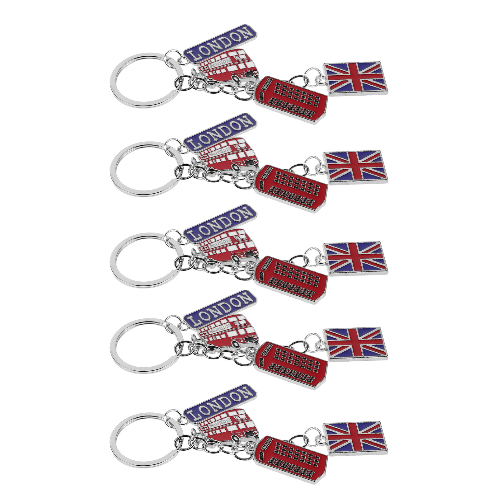 5 stuks Britse sleutelhanger L - Travel Accessories London recensie en prijs