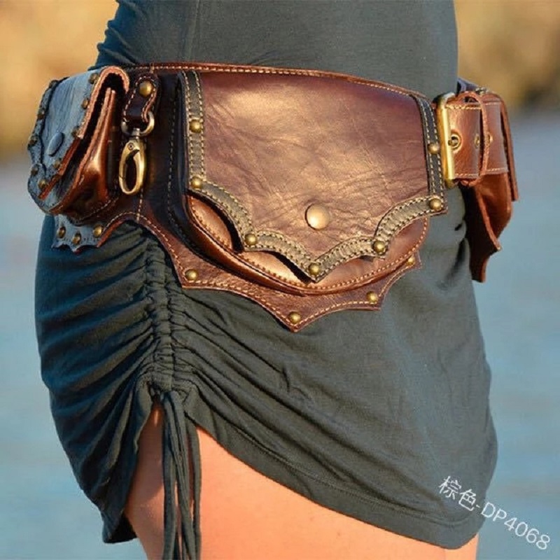 Middeleeuwse Steampunk Leer Ut - Travel Accessories Hip Belt recensie en prijs