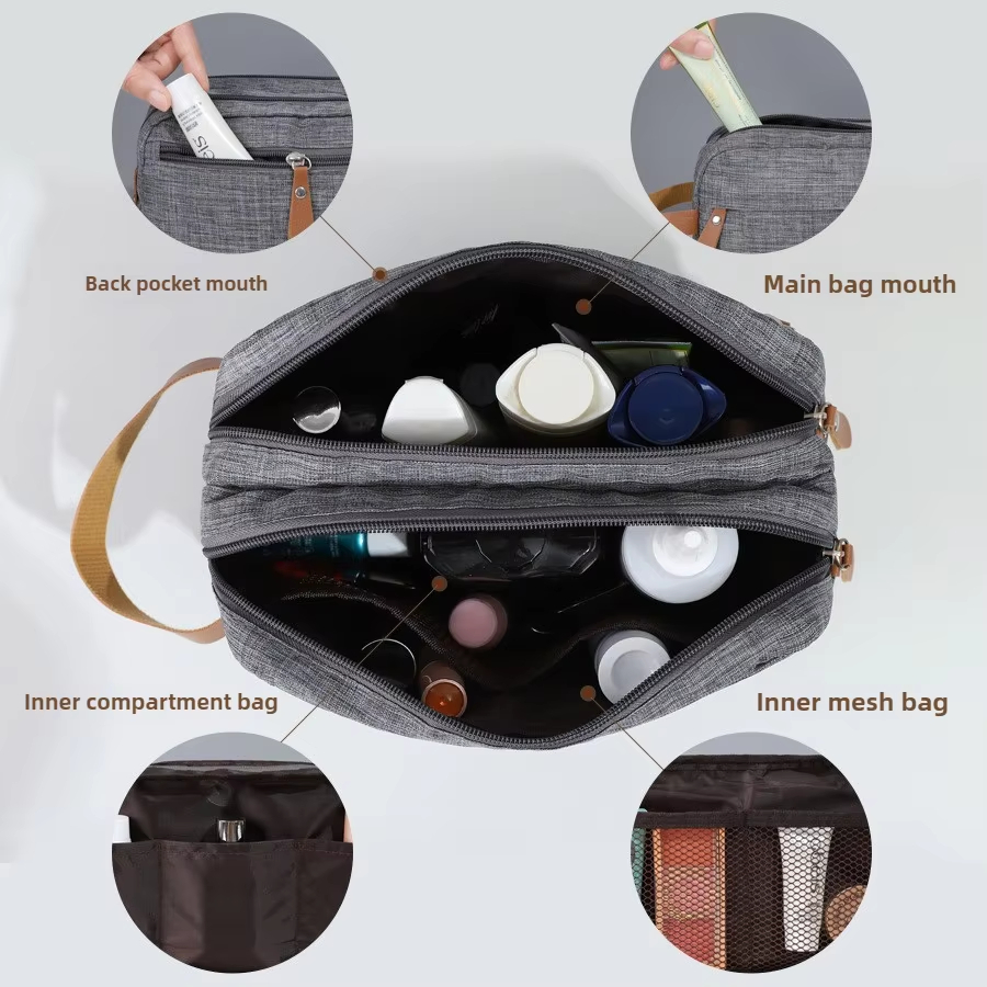 Draagbare make-uptas met grote - Travel Accessories Toiletry Bag recensie en prijs