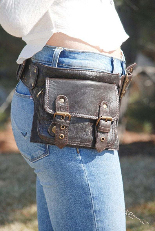 Middeleeuwse Steampunk Leer Ut - Travel Accessories Hip Belt recensie en prijs