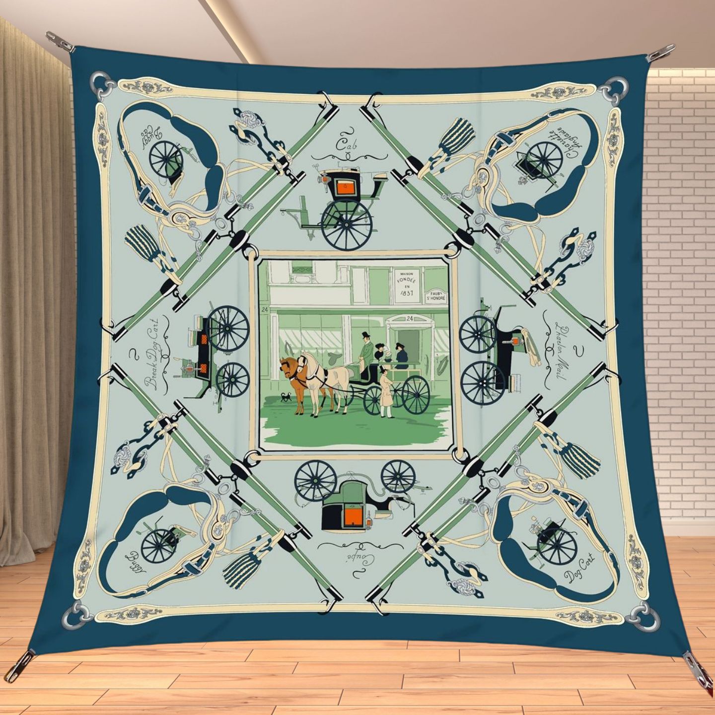 90cm Twill Zijdeachtige Vierka - Travel Accessories Unisex recensie en prijs
