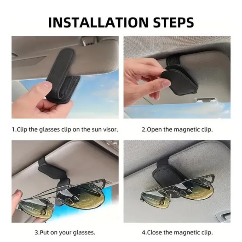 Auto zonneklep brillendoos hou - Travel Accessories In Car recensie en prijs