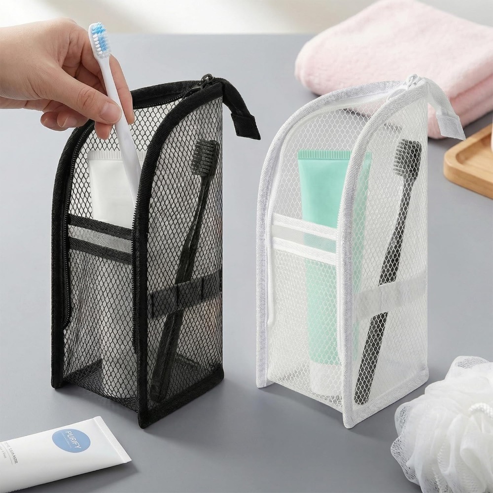 Mesh toilettas, ademend, sneld - Travel Accessories Holder recensie en prijs