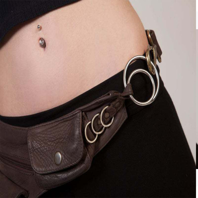 Steampunk Handgemaakte Lederen - Travel Accessories Hip Belt recensie en prijs
