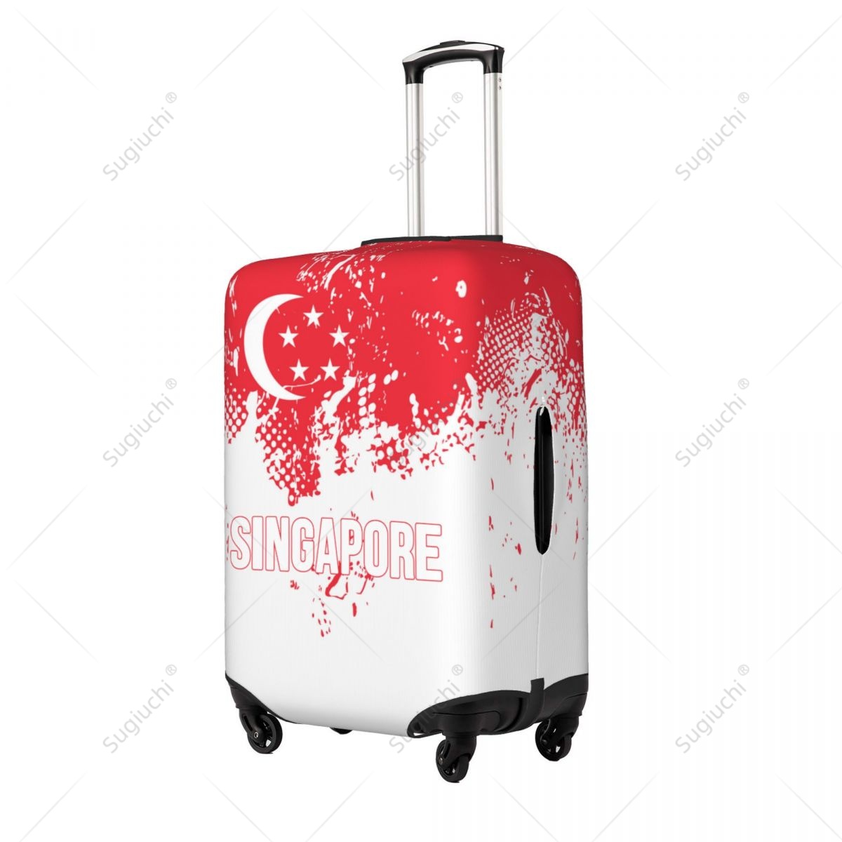 Singapore Vlag Bagagehoes Koff - Travel Accessories Singapore recensie en prijs