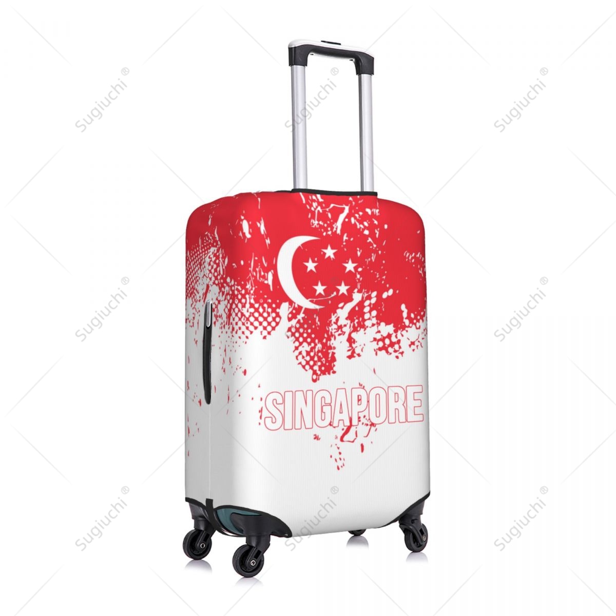 Singapore Vlag Bagagehoes Koff - Travel Accessories Singapore recensie en prijs