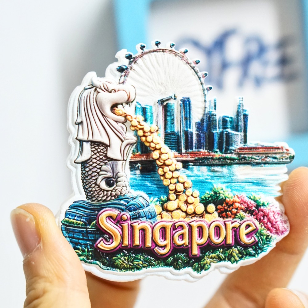 1PC Singapore koelkastmagneten - Travel Accessories Singapore recensie en prijs